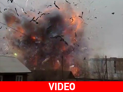 Ρωσία: Ερασιτεχνικό video από εκρήξεις σε εργοστάσιο