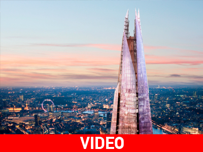 Πανοραμική θέα από το ψηλότερο κτήριο στην Ευρώπη