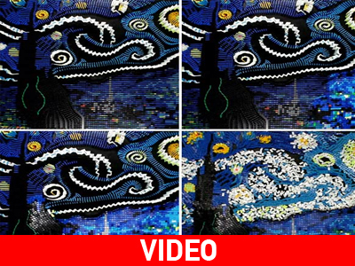 Όταν το ντόμινο συναντά την… Τέχνη! Όταν το ντόμινο συναντά την… Τέχνη!