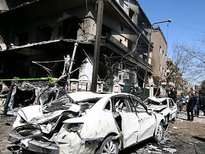 Τρεις τραυματίες από έκρηξη παγιδευμένου οχήματος στη Δαμασκό