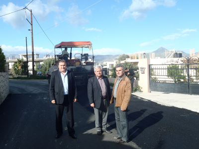 Ασφαλτοστρώσεις στο Τσαλικάκι