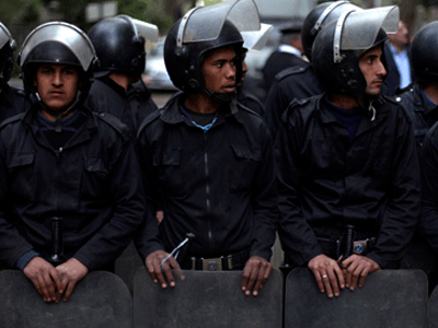 Διαμαρτυρία αστυνομικών στην Αίγυπτο