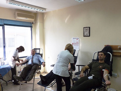 Εθελοντική αιμοδοσία στον Λαγκαδά