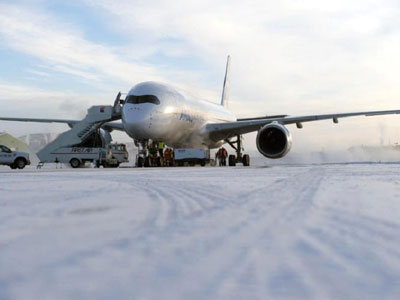 To A350 XWB MSN3 ολοκληρώνει δοκιμές ισχυρού ψύχους