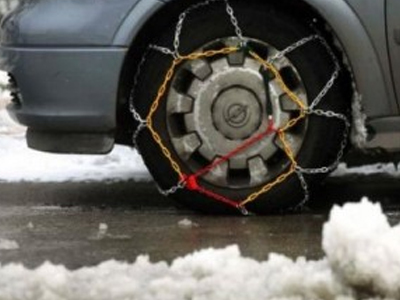 Με αντιολισθητικές αλυσίδες η κίνηση των οχημάτων στις Σέρρες