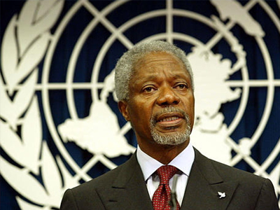 Ο Κ. Ανάν ελπίζει να επισκεφθεί σύντομα τη Δαμασκό