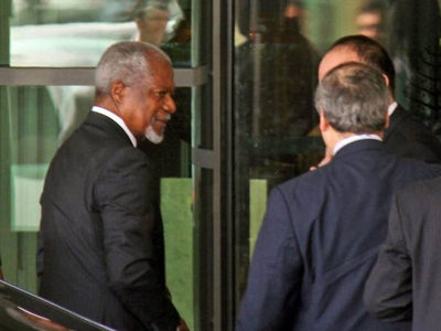 «Σε στενή επικοινωνία Ανάν – συριακές Αρχές»