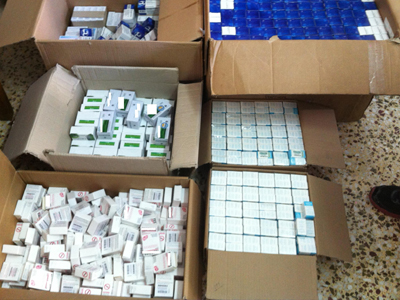 Κατασχέθηκαν 1.631 κουτιά αναβολικών