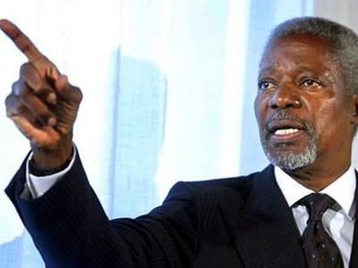 Έκκληση Ανάν για τερματισμό της βίας στη Συρία