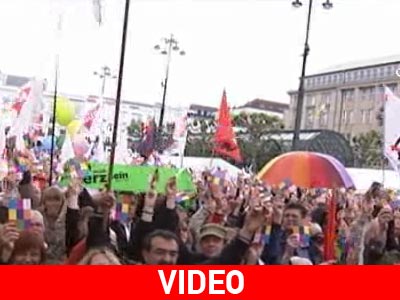 Διαμαρτυρία κατά νεοναζιστικής πορείας στο Αμβούργο