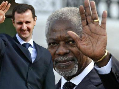 Θετικό κλίμα στη συνάντηση Άσαντ – Ανάν