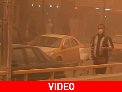 Αμμοθύελλα «χτύπησε» το Ιράκ