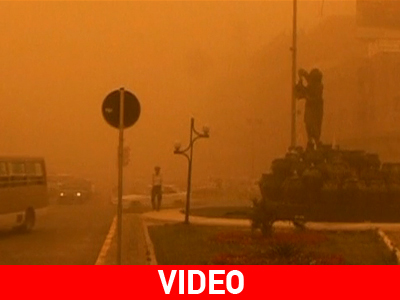 Αμμοθύελλα «χτύπησε» τη Βαγδάτη