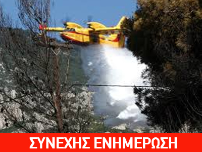 Πυρκαγιά από κεραυνό στον Όλυμπο