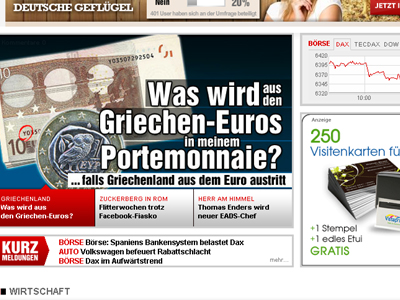 Bild: Ξεφορτωθείτε τα ελληνικά ευρώ!