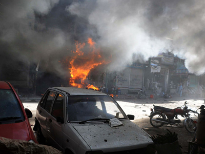 Έκρηξη βόμβας στο Πακιστάν Έκρηξη βόμβας στο Πακιστάν