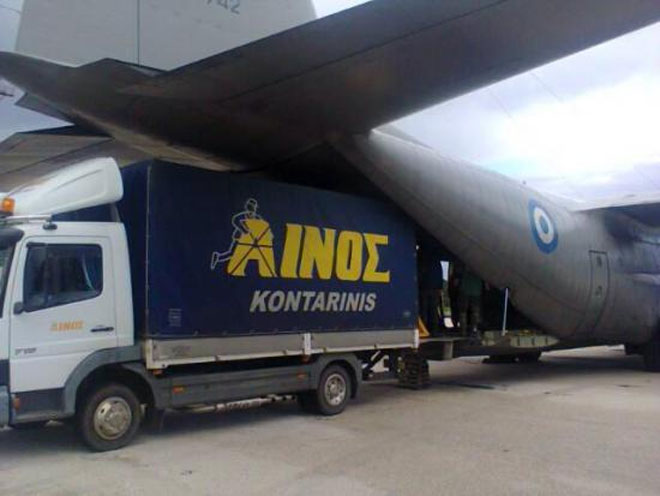 Εικόνες από την άφιξη του πρώτου 'κύματος' βοήθειας στο πλαίσιο του 'Δευκαλίωνα'