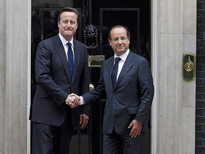 Στο Λονδίνο ο Ολάντ για το μνημόνιο αμυντικής συνεργασίας