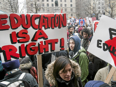 Διαδηλώνουν για την αύξηση των διδάκτρων οι Καναδοί φοιτητές