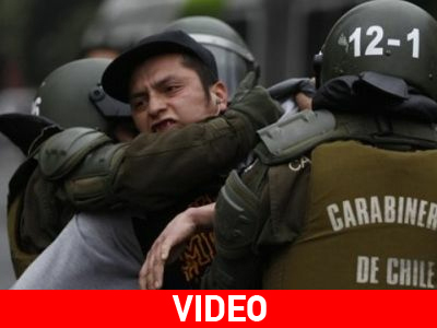 Πεδίο μάχης η πρωτεύουσα της Χιλής