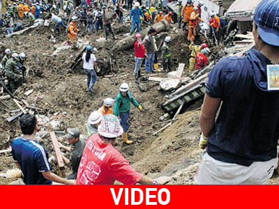 Δεκάδες αγνοούμενοι από τη φονική κατολίσθηση στην Κολομβία