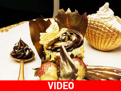 Ένα κέικ φτιαγμένο από… χρυσάφι