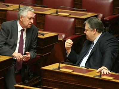 Ολοκληρώθηκε η συνάντηση Βενιζέλου-Κουβέλη