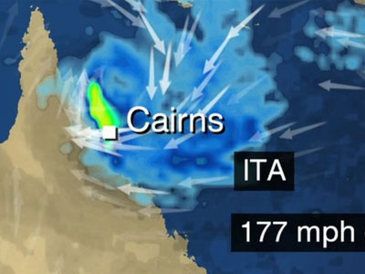Κυκλώνας απειλεί στο Βόρειο Κουίνσλαντ