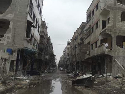 Κλειστός ο δρόμος προς το αεροδρόμιο της Δαμασκού Κλειστός ο δρόμος προς το αεροδρόμιο της Δαμασκού