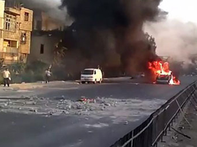 Βομβαρδισμοί στη Δαμασκό