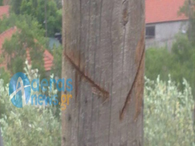 Αποπειράθηκε να κόψει κολόνα της ΔΕΗ