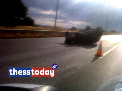 Θεσσαλονίκη: Κυκλοφοριακό κομφούζιο λόγω τροχαίου