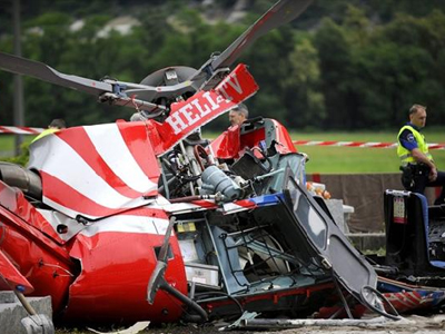 Ελβετία: Τέσσερις νεκροί από συντριβή ελικοπτέρου