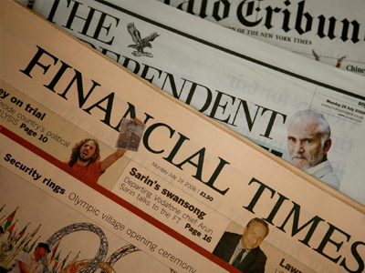 Τα διεθνή Μ.Μ.Ε. για την ελληνική πολιτική