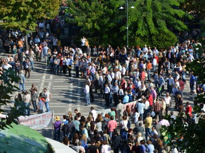 Δράμα: Με τη συμμετοχή αγροτών η συγκέντρωση διαμαρτυρίας