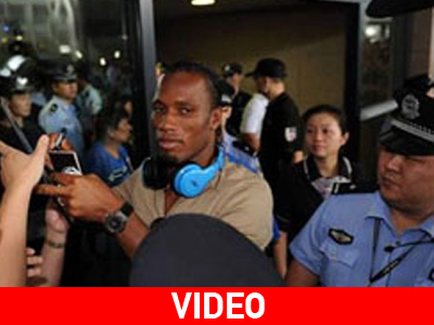 Ενθουσιώδης υποδοχή για τον Ντρογκμπά