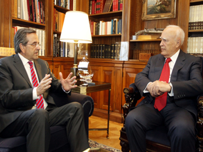 Συνάντηση Σαμαρά – Παπούλια