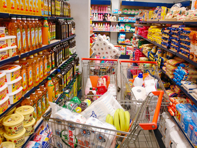 Μειωμένες πωλήσεις στο λιανεμπόριο τροφίμων