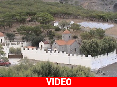 Κρήτη: Εγκλωβισμένοι έξι μέρες στη Μονή Κουδουμά από το χιονιά