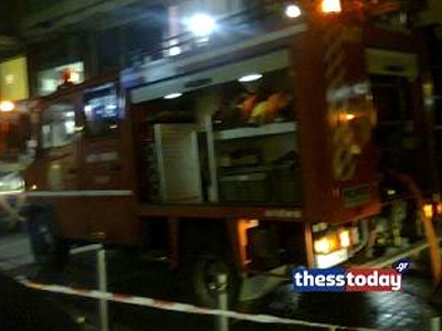 Θεσσαλονίκη: Πυρκαγιά στο κέντρο της πόλης