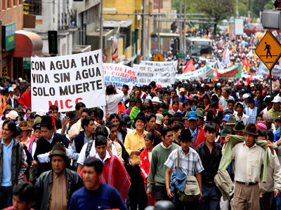 Ισημερινός: Πορεία διαμαρτυρίας των ιθαγενών κατά της κυβέρνησης
