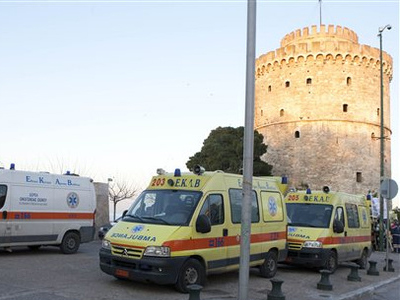 Διαμαρτυρία εργαζομένων στο ΕΚΑΒ