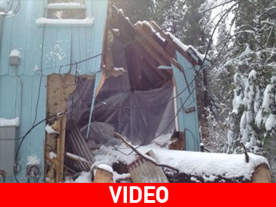 Η.Π.Α.: Έλατο καταπλάκωσε σπίτι – ‘Ενας νεκρός