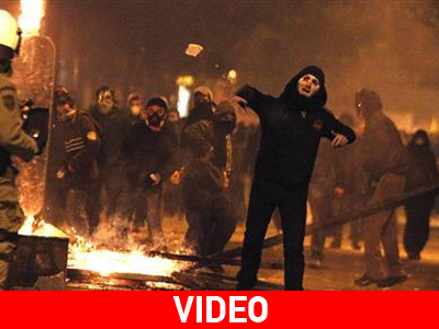 Video από τα χθεσινά επεισόδια