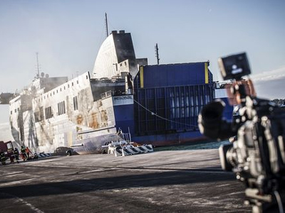 Απανθρακωμένο πτώμα βρέθηκε στο Norman Atlantic