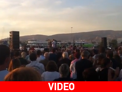 Ανοιχτή πρόβα της Λυρικής στο λιμάνι του Πειραιά