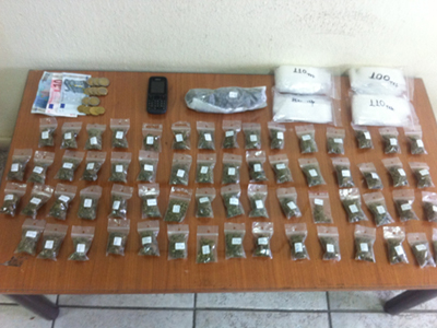 Μία σύλληψη για κατοχή ναρκωτικών