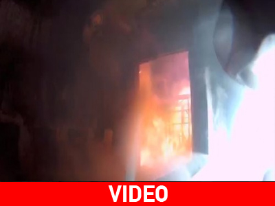 Ερασιτεχνικό video από κατάσβεση πυρκαγιάς στο Νιου Τζέρσεϊ