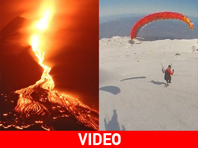 Κατέβηκαν από την Αίτνα με… «παρά πέντε»