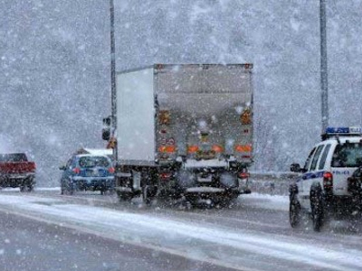 Απαγόρευση κυκλοφορίας φορτηγών λόγω καιρού